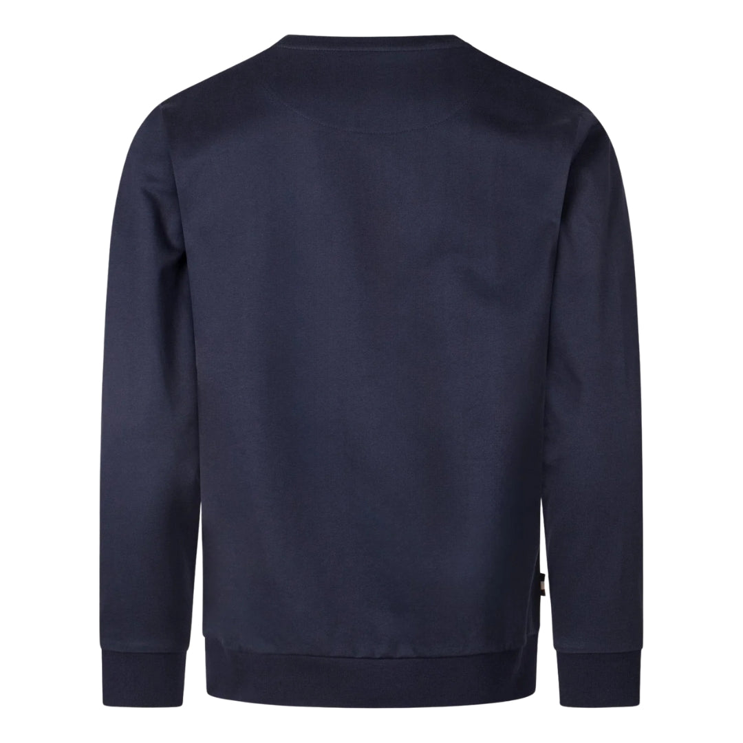 Aquascutum Active Iconic Pocket Crewneck Navy M