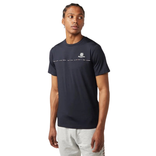 Aquascutum Active Stretch Piping T-Shirt Navy M