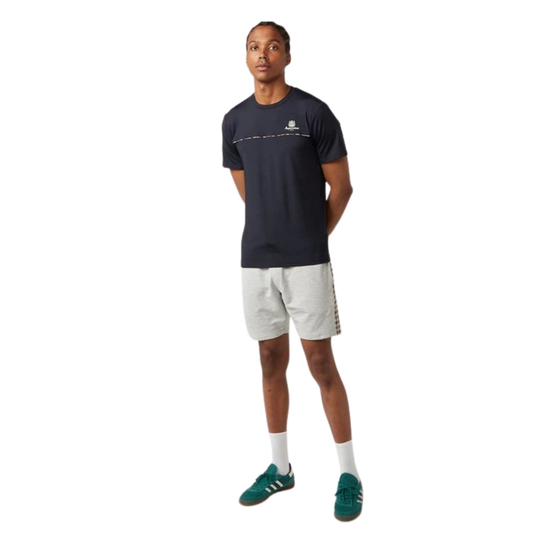 Aquascutum Active Stretch Piping T-Shirt Navy M