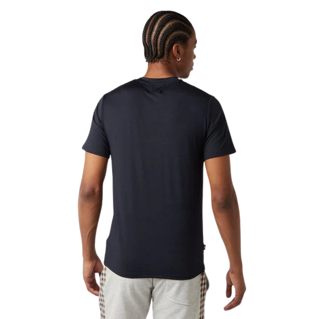 Aquascutum Active Stretch Piping T-Shirt Navy M