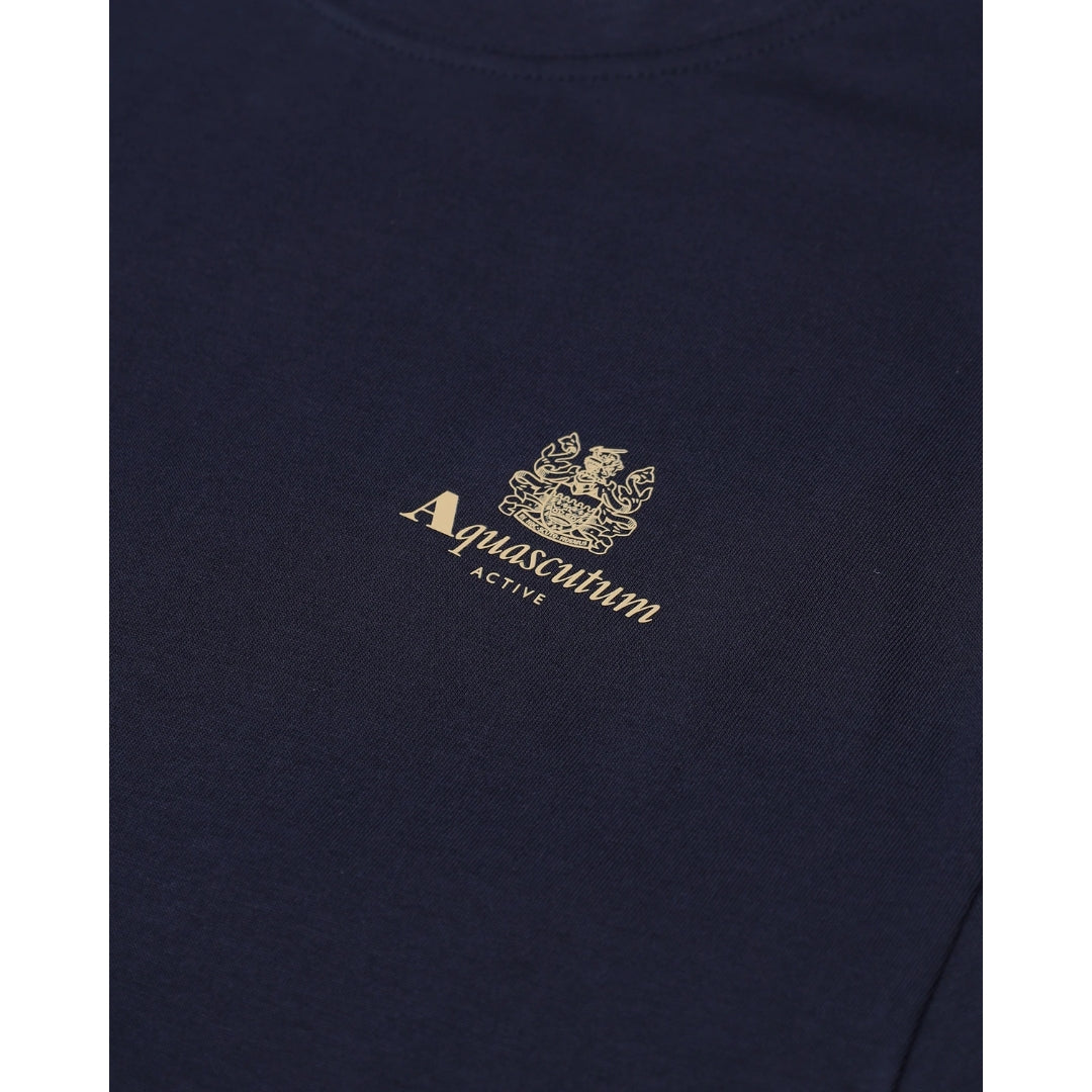 Aquascutum Active Small Logo T-Shirt Navy M
