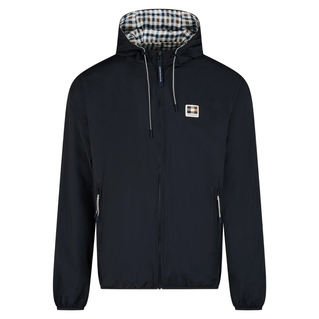 Aquascutum Active RLG BADGE REVERSIBLE SAILOR AA_B006_JK017 16 Black Jacket Mens XXXL
