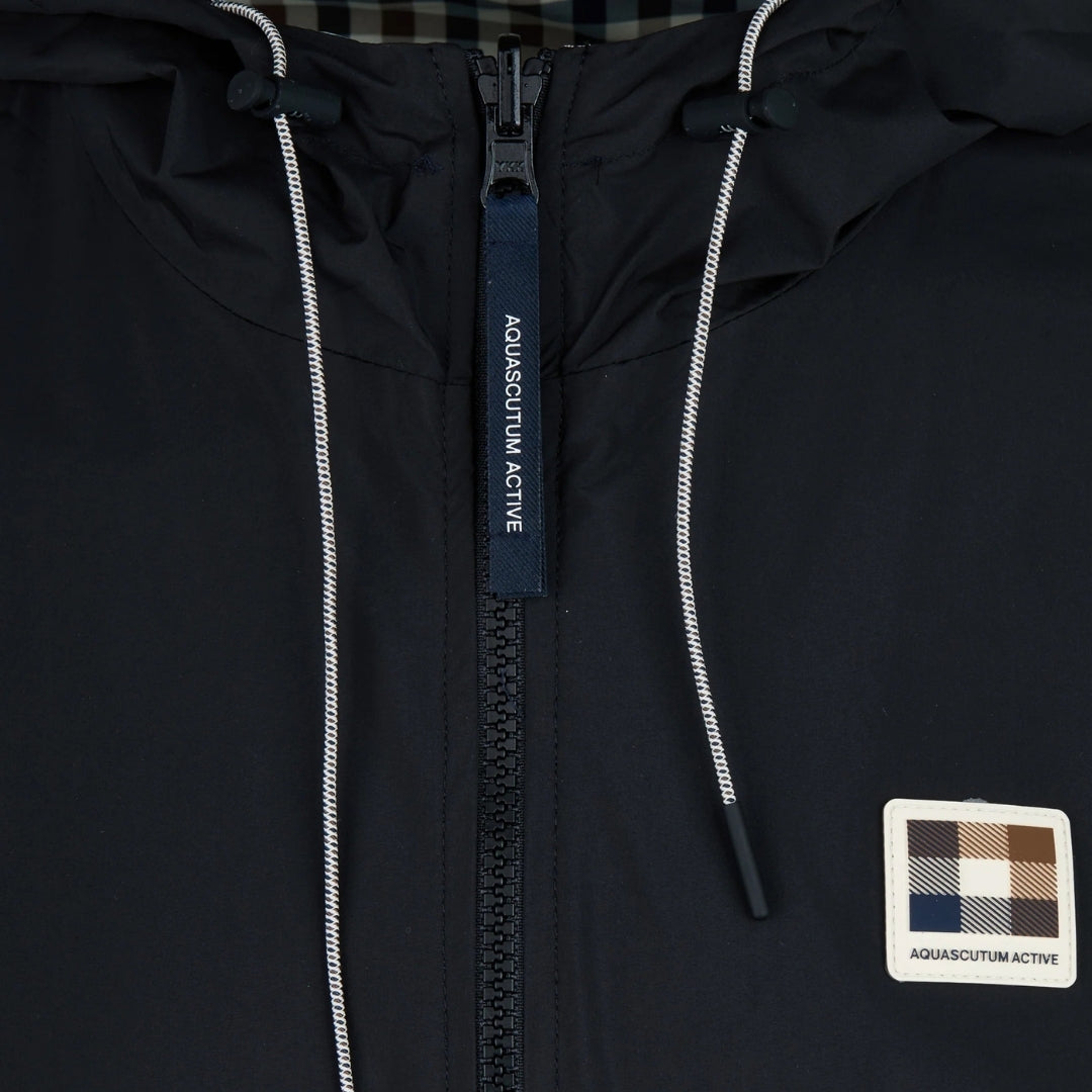 Aquascutum Active RLG BADGE REVERSIBLE SAILOR AA_B006_JK017 16 Black Jacket Mens XXXL