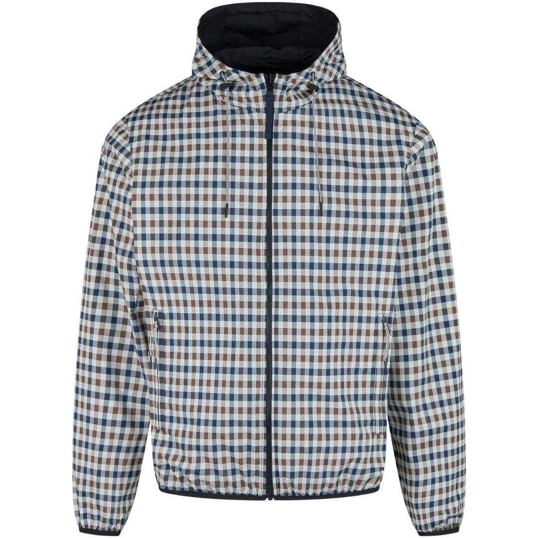 Aquascutum Active RLG BADGE REVERSIBLE SAILOR AA_B006_JK017 16 Black Jacket Mens XXXL