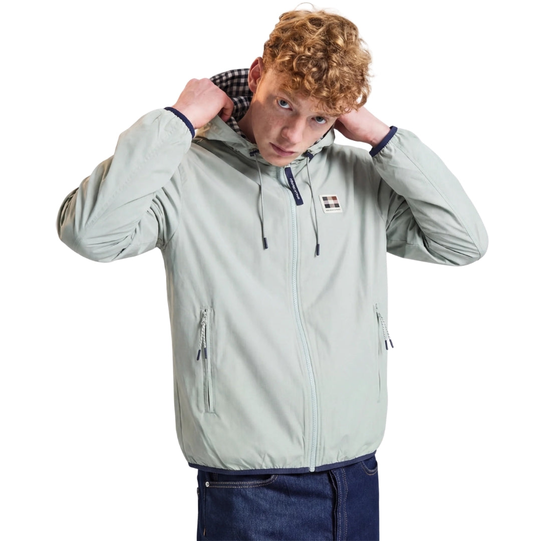 Aquascutum Active RLG BADGE REVERSIBLE SAILOR AA_B006_JK017 34 Salvia (Light Green) Jacket Mens XXXL