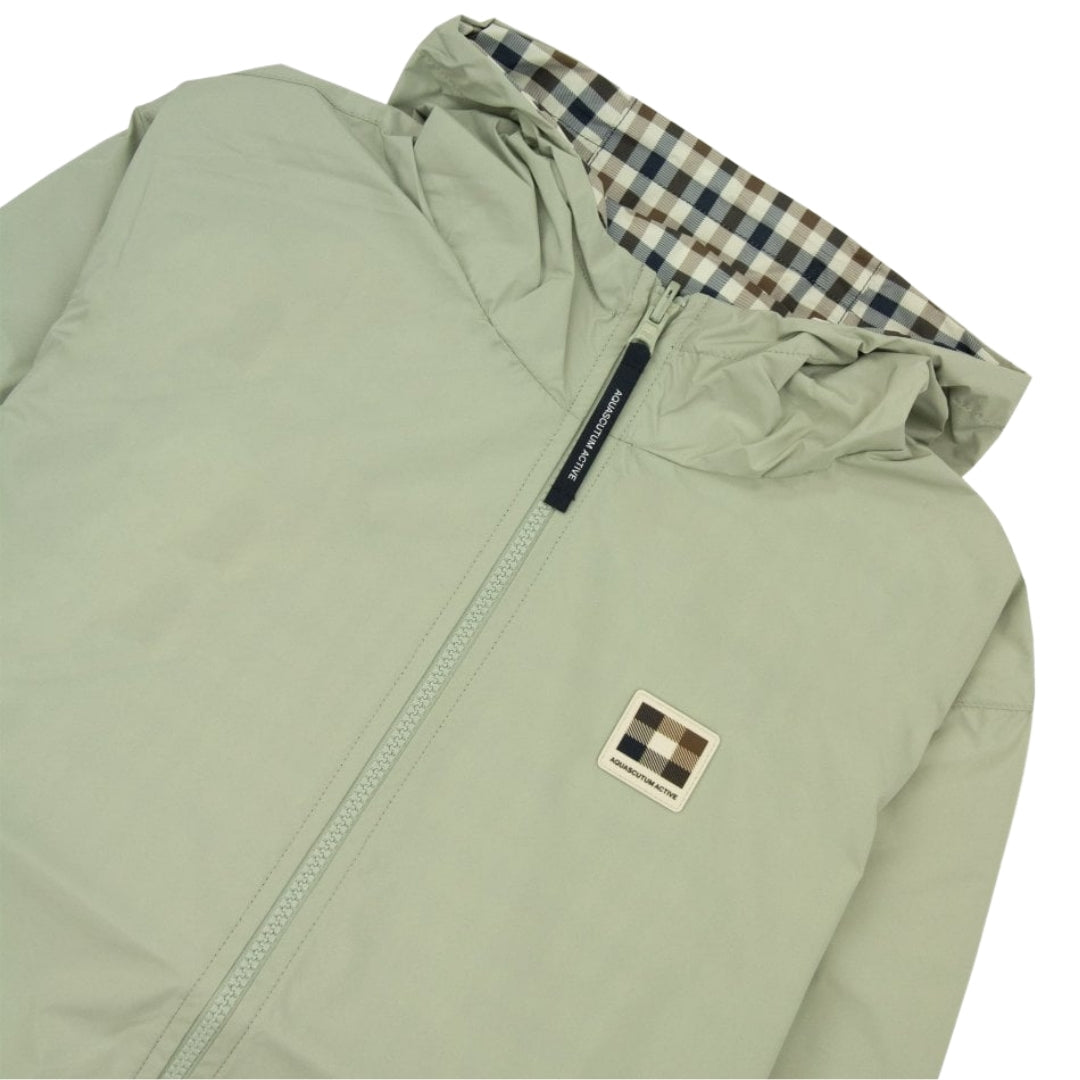 Aquascutum Active RLG BADGE REVERSIBLE SAILOR AA_B006_JK017 34 Salvia (Light Green) Jacket Mens XXXL