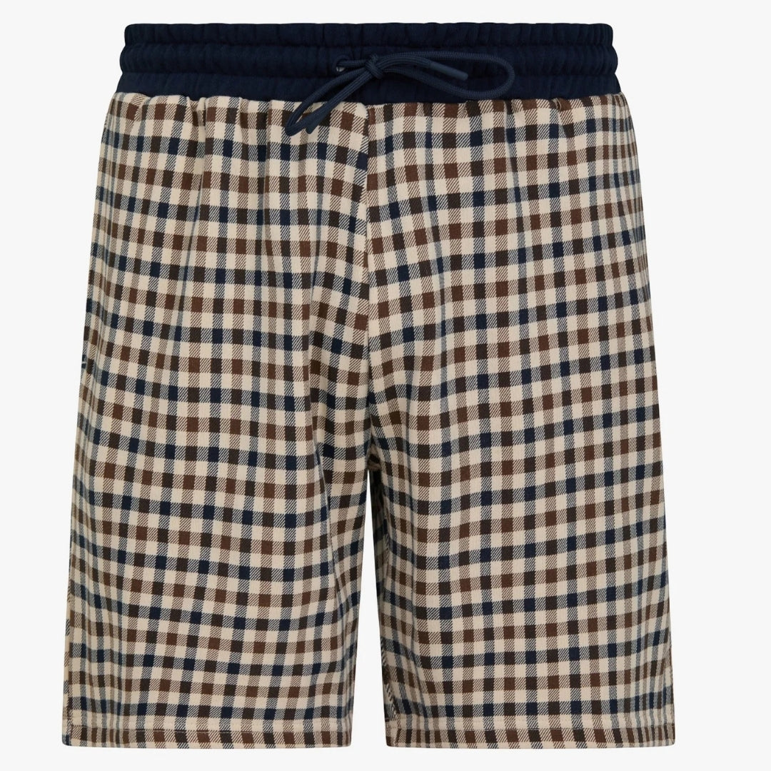 Aquascutum Active CLUB CHECK SHORTS AA_B006_SP006 28 Club Check (Beige) Shorts Mens S