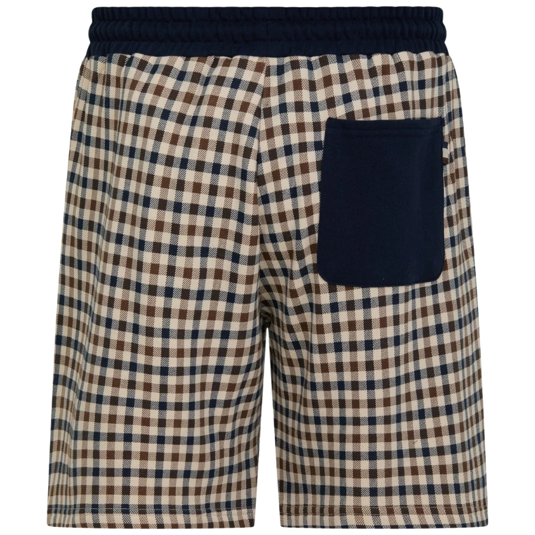 Aquascutum Active CLUB CHECK SHORTS AA_B006_SP006 28 Club Check (Beige) Shorts Mens S