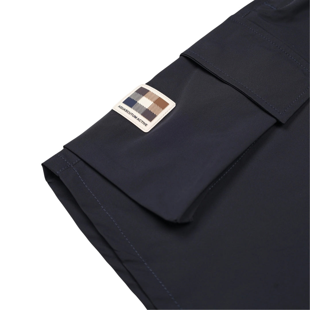 Aquascutum Active SHELL SP SHORT PANT AA_B006_SP011 16 Black Shorts Mens S