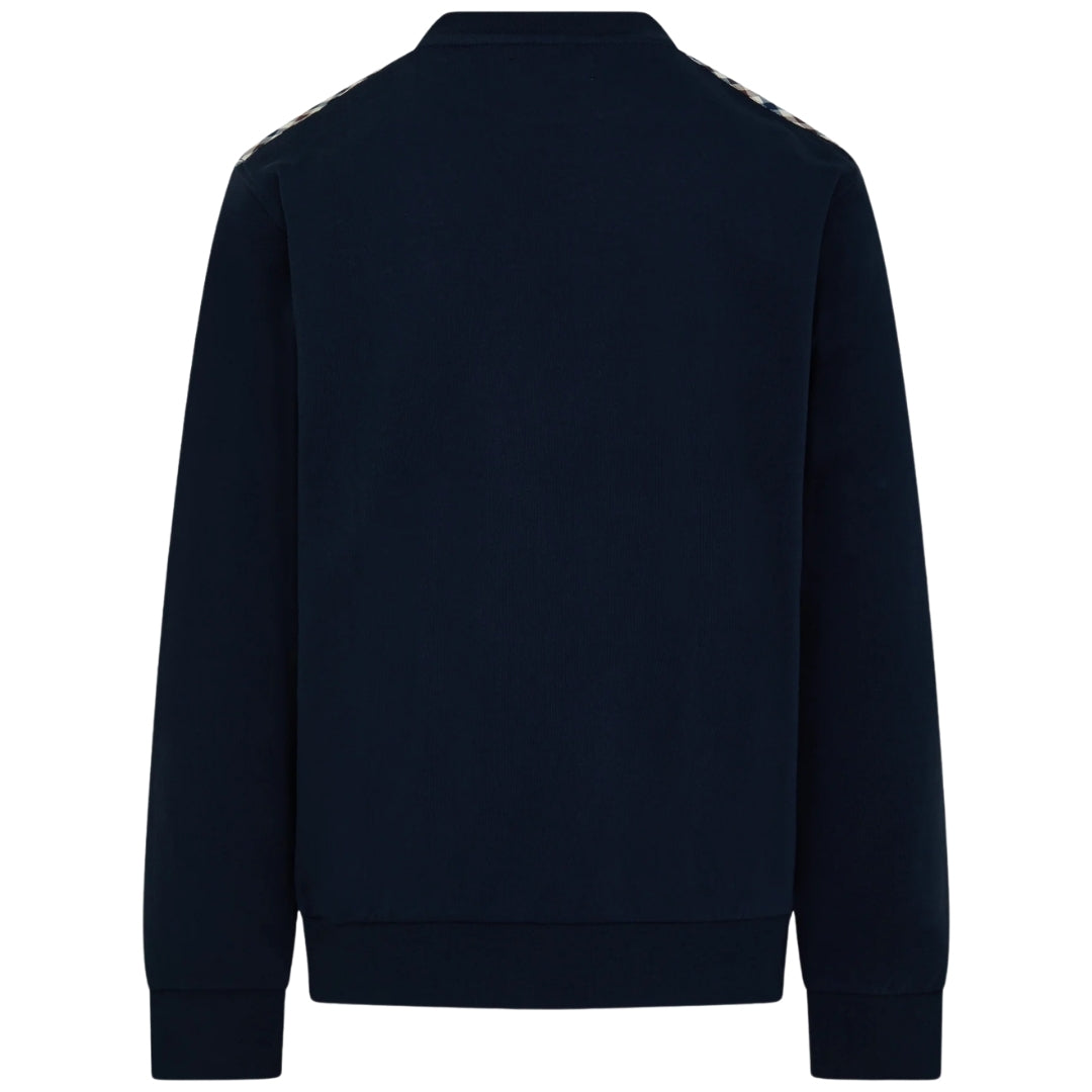 Aquascutum Active INSERT LAMINA CREWNECK AA_B006_SW013 11 Navy Blue Sweater Mens M