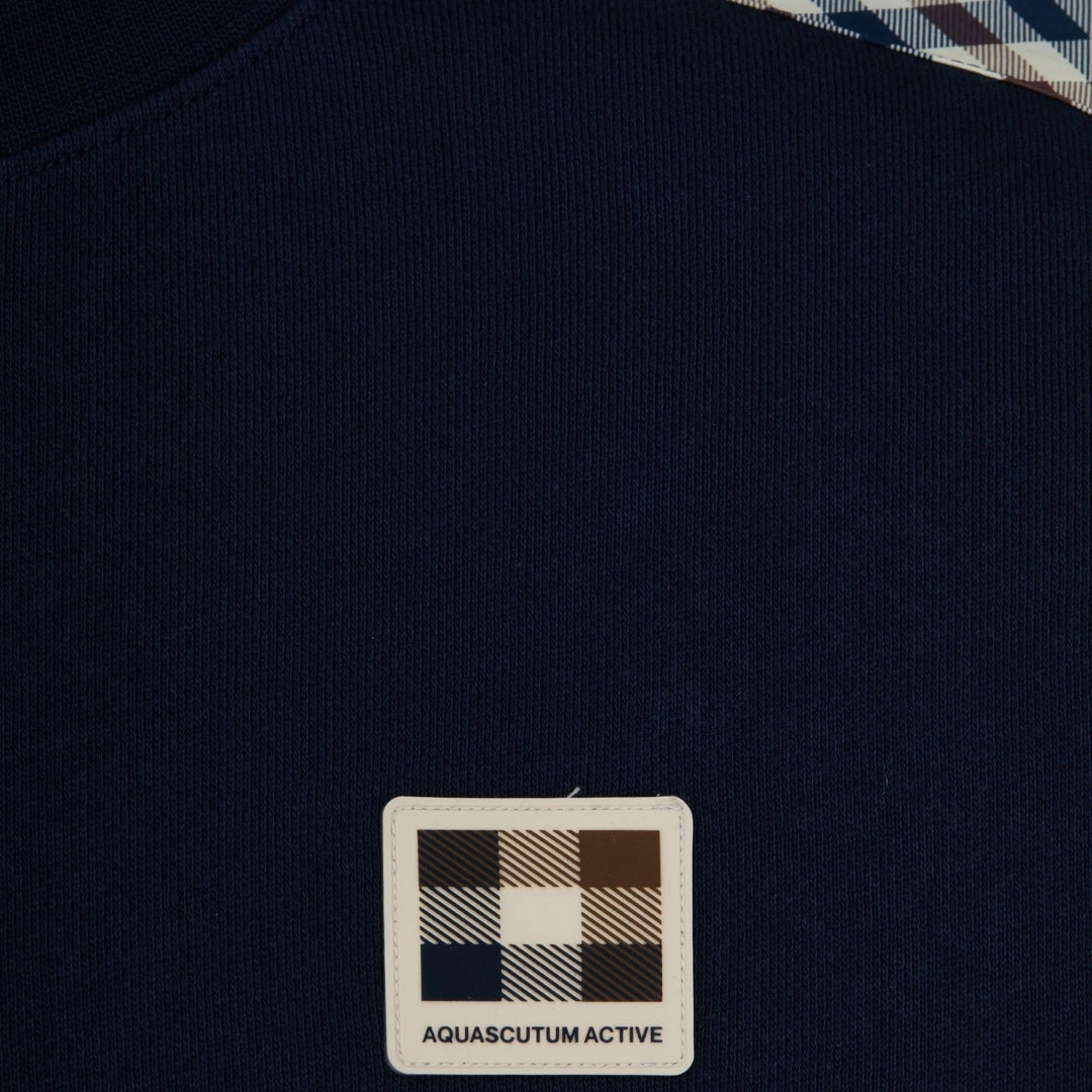Aquascutum Active INSERT LAMINA CREWNECK AA_B006_SW013 11 Navy Blue Sweater Mens M