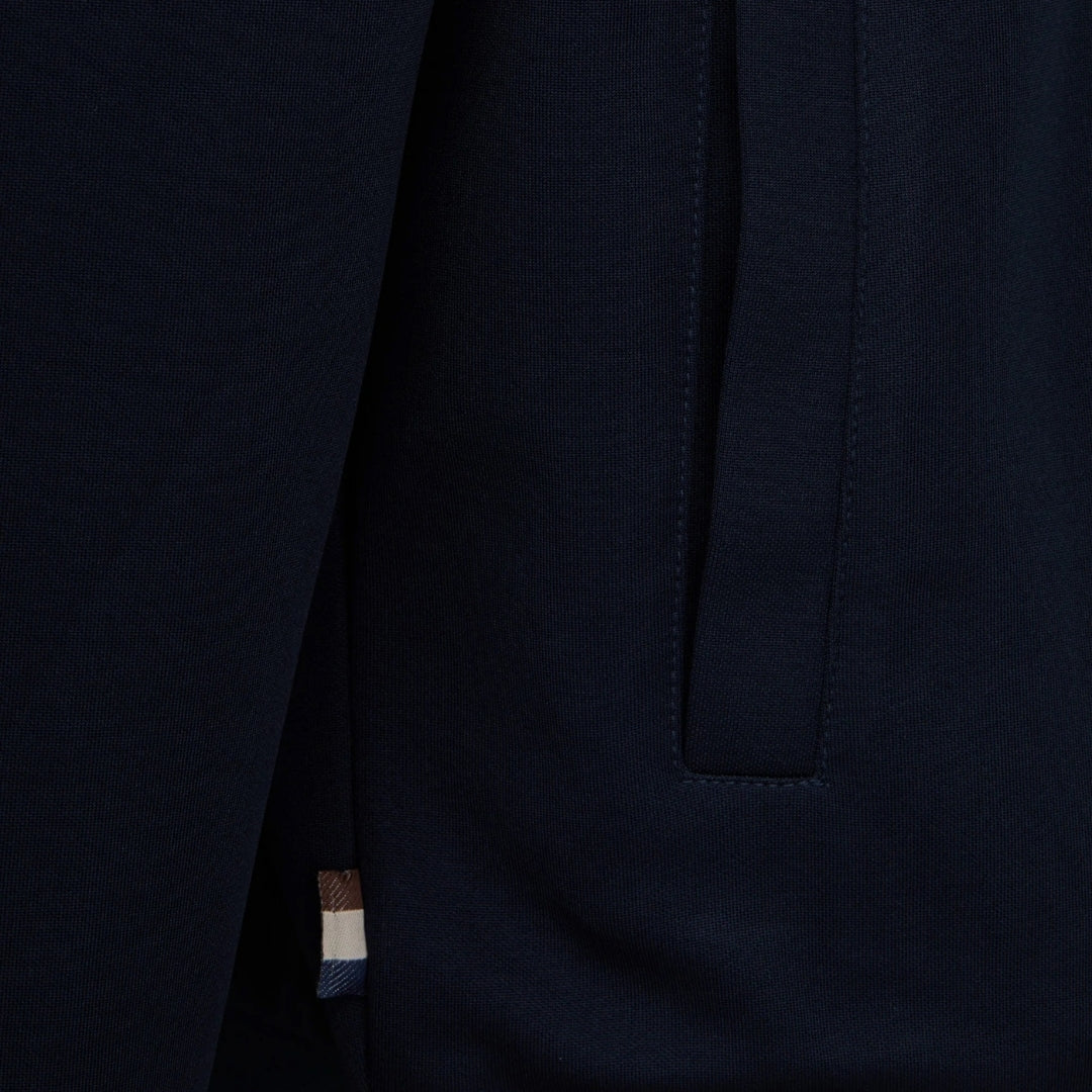 Aquascutum Active CC SHOULDER TRACK TOP AA_B006_SW019 11 Navy Zip Sweater Mens S