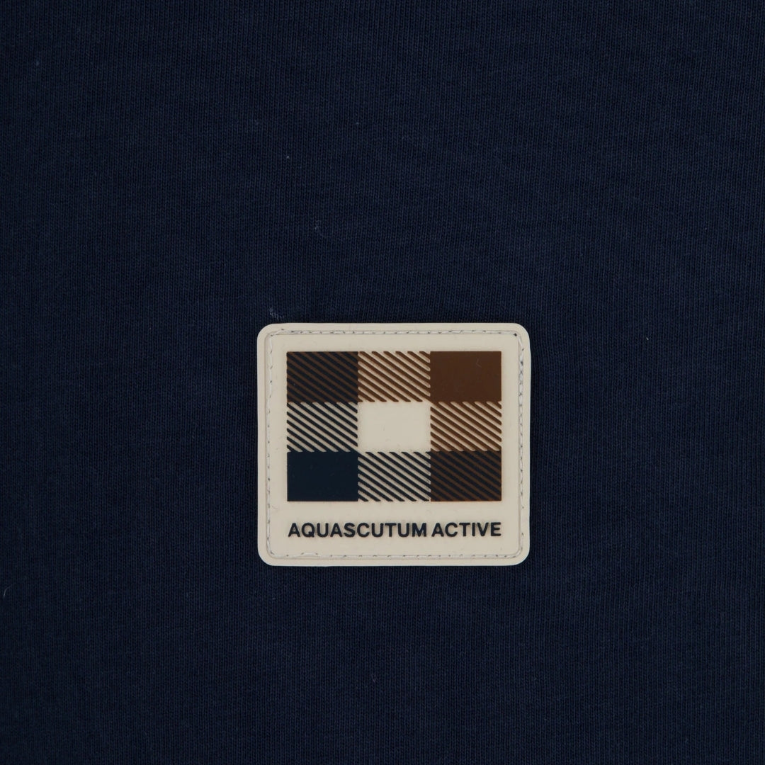 Aquascutum Active INSERT LAMINA T-SHIRT AA_B006_TS005 11 Navy Blue T-Shirt Mens M