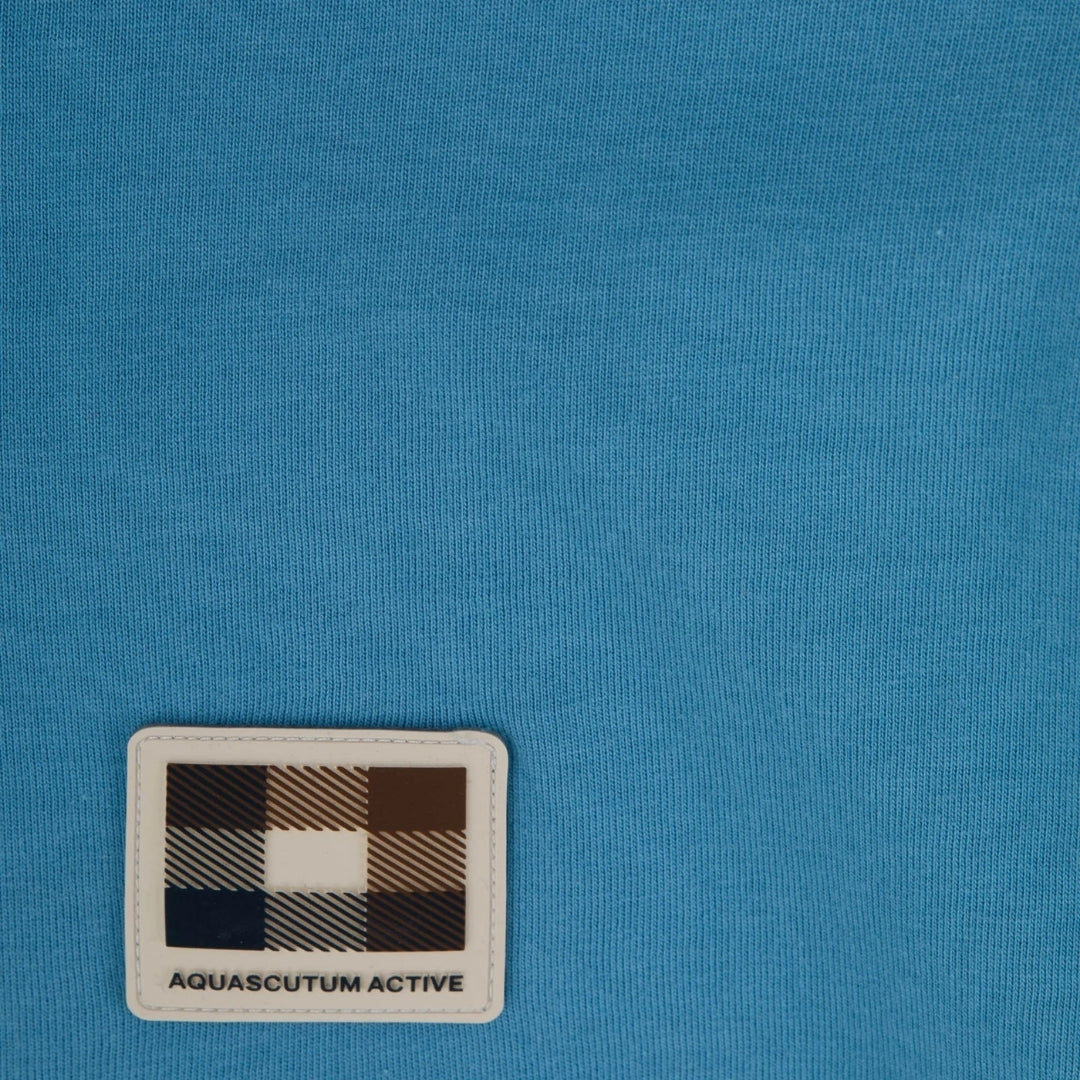 Aquascutum Active INSERT LAMINA T-SHIRT AA_B006_TS005 18 Avio (BLUE) T-Shirt Mens M