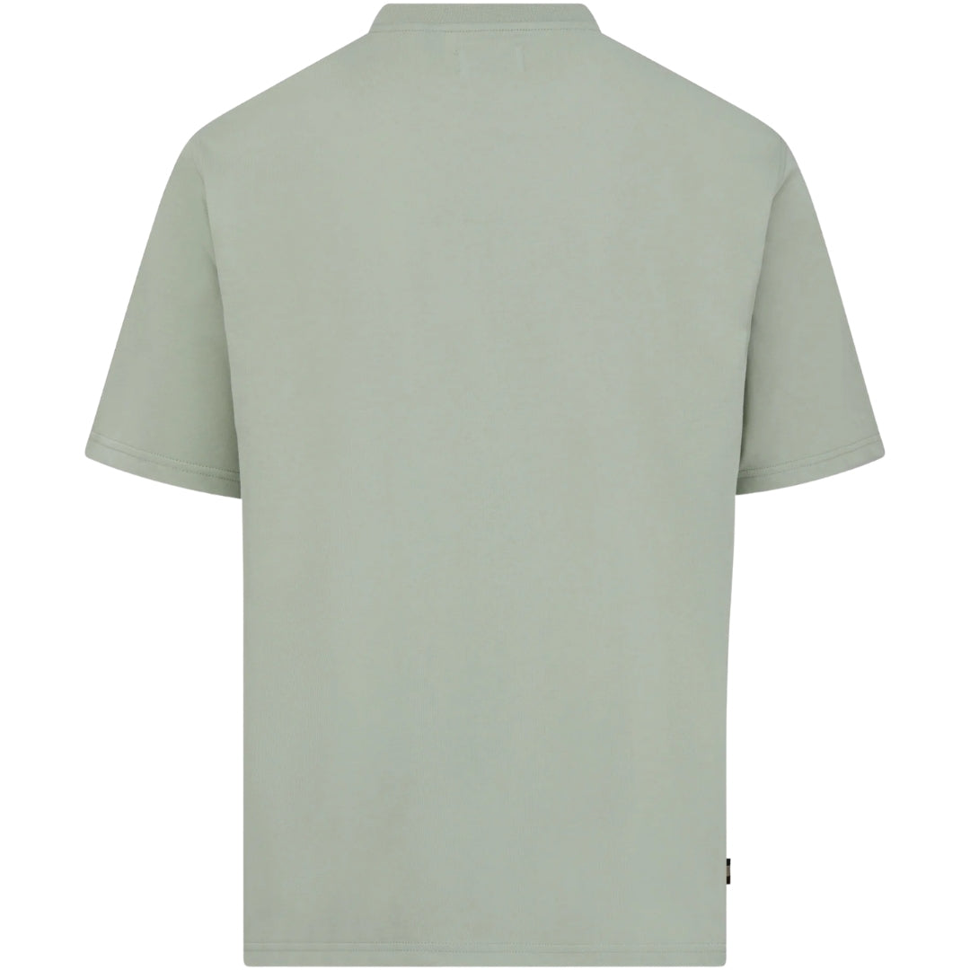 Aquascutum Active CLUB CHECK PIPING T-SHIRT AA_B006_TS011 34 Salvia (Light Green) T-Shirt Mens M