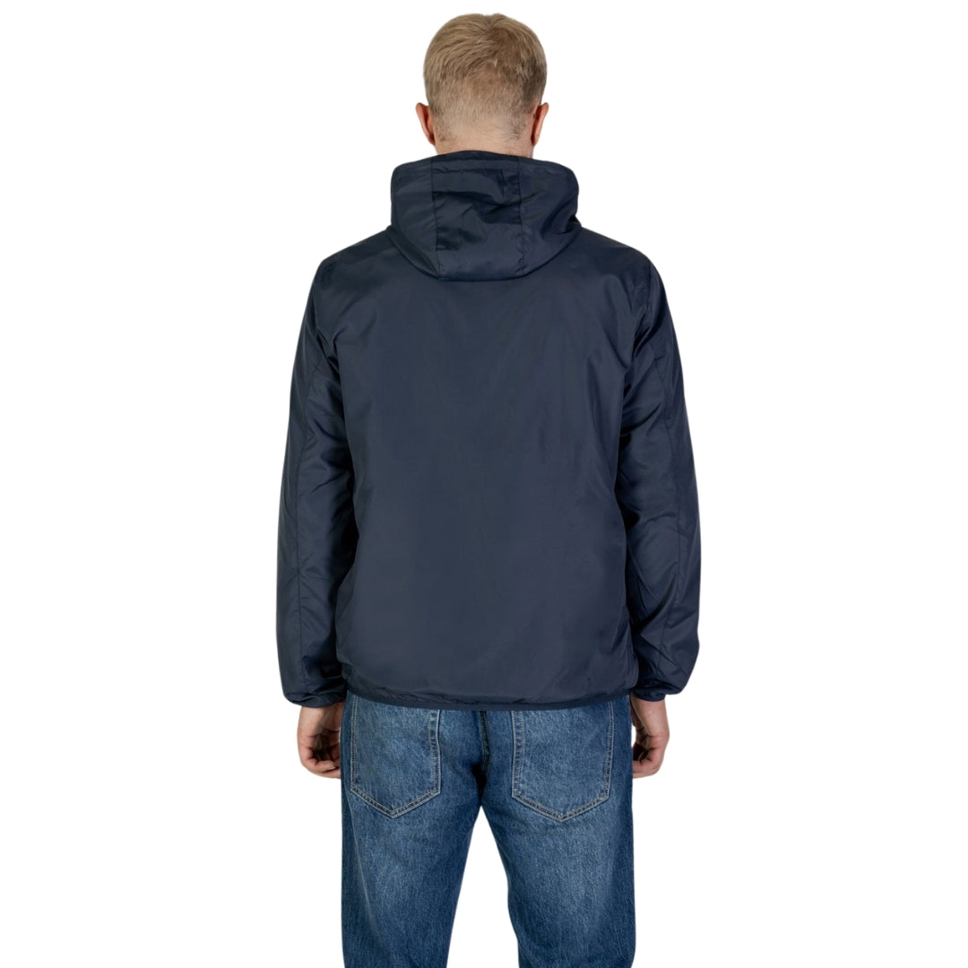 Aquascutum Active Sailor Check Reversible Jacket Navy Navy Blue Jacket M