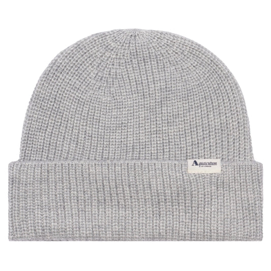 Aquascutum Active Active Logo Beanie Light Melange Grey Grey Beanie Hat One Size