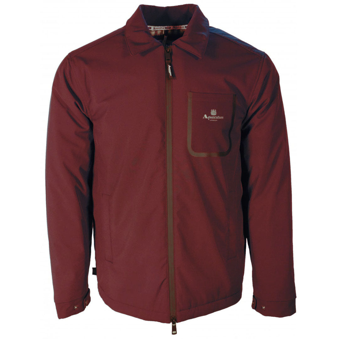 Aquascutum Active Burgundy Coach Jacket