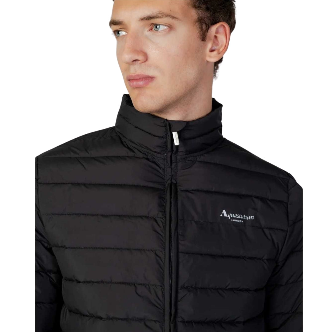 Aquascutum Active Active100Gr Mock Neck Jacket Black S
