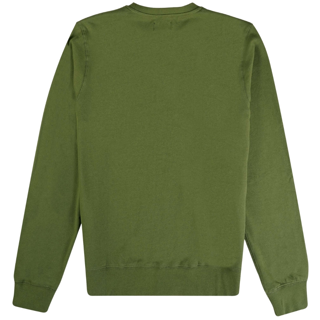 Aquascutum Active Active Big Logo Crew Neck Fleece Army Green M