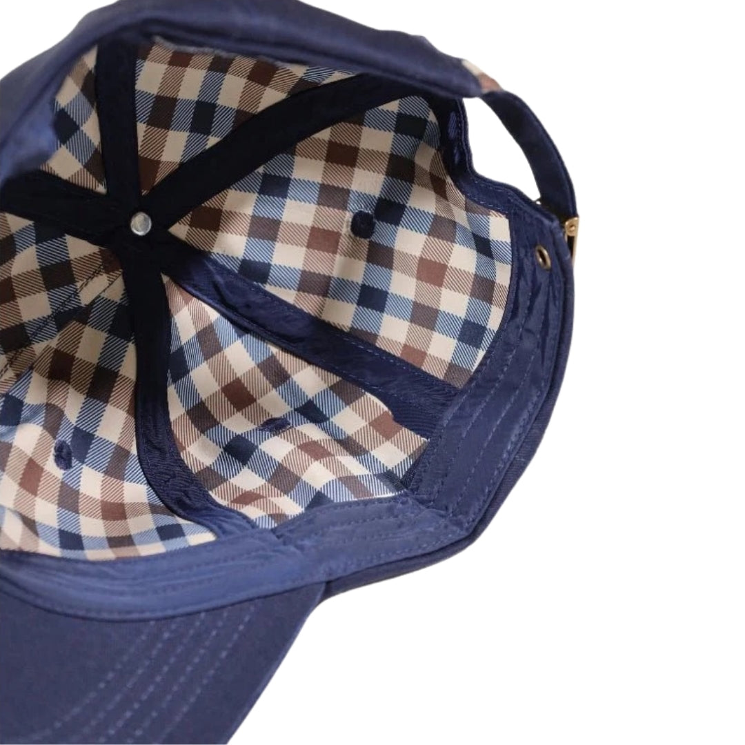 Aquascutum Active NAVY BASEBALL CAP AA_ICON_CP001 11 NAVY Hat Mens One Size