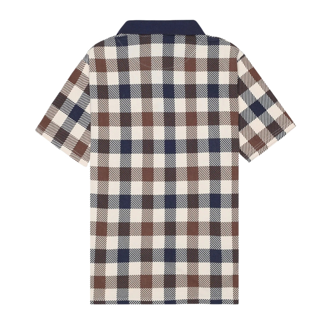 Aquascutum Active Macro Iconic Polo Navy M