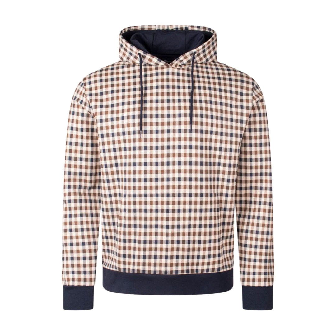 Aquascutum Active Iconic Hoodie Club Check S
