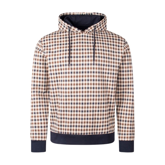 Aquascutum Active Iconic Hoodie Club Check S