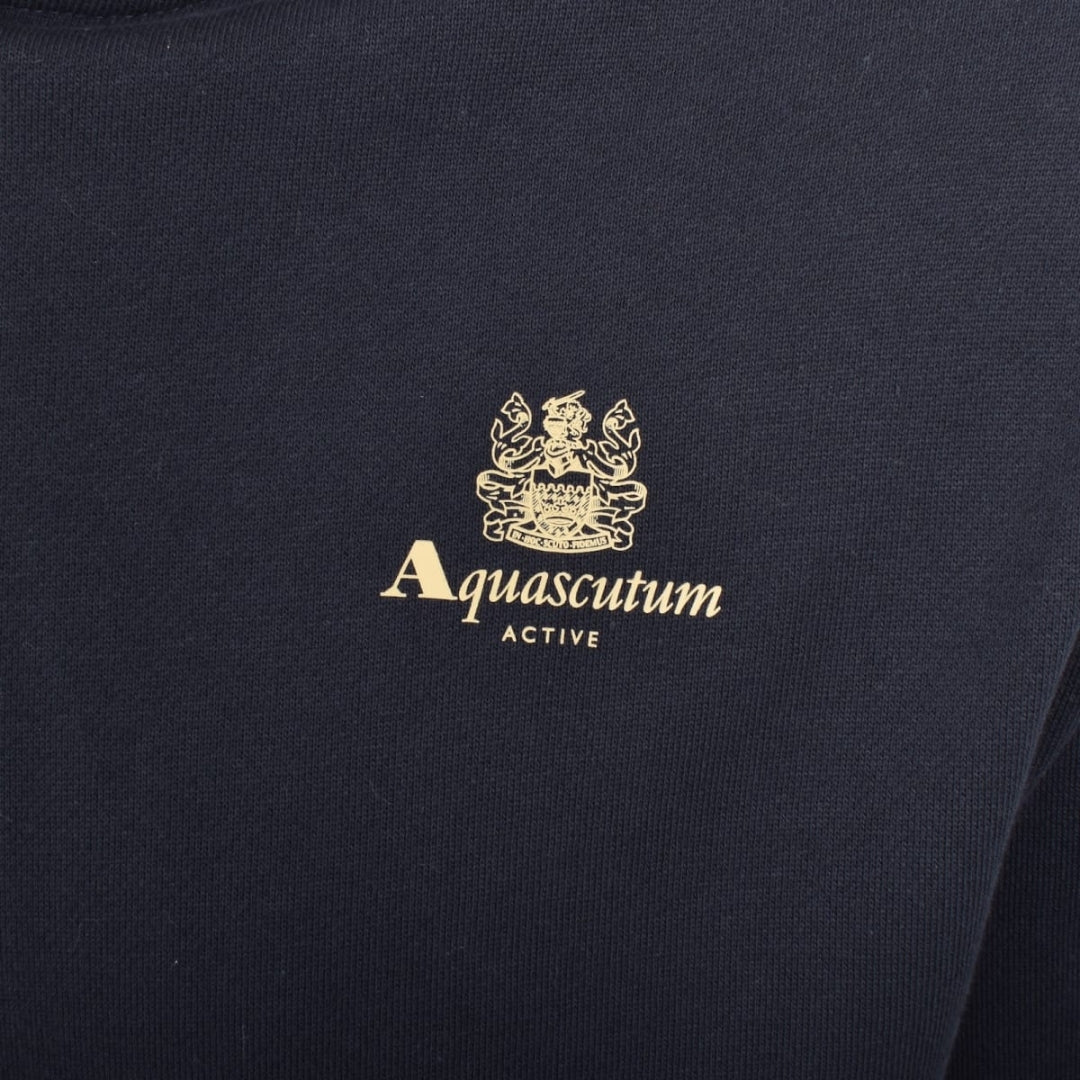 Aquascutum Active Club Check Hood Navy M