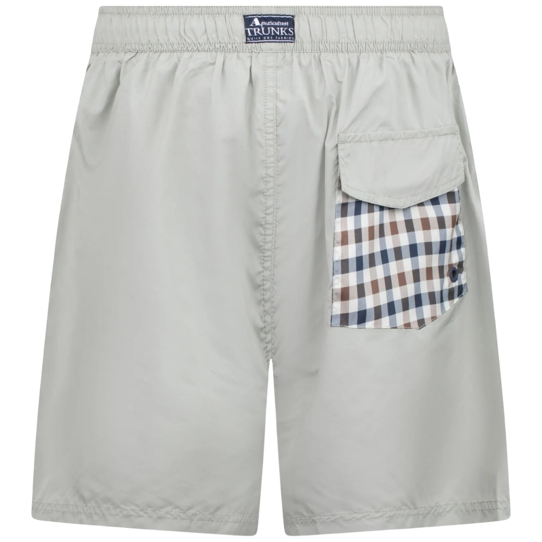 Aquascutum Active CLUB CHECK POCKET BEACH SHORT AB_B006_BB003 34 Salvia (Light Green) SWIM SHORTS MENS S