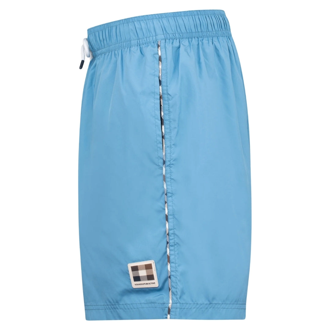 Aquascutum Active CC PIPING BEACH SHORTS AB_B006_BB004 18 Avio(BLUE) Swim Shorts Mens S