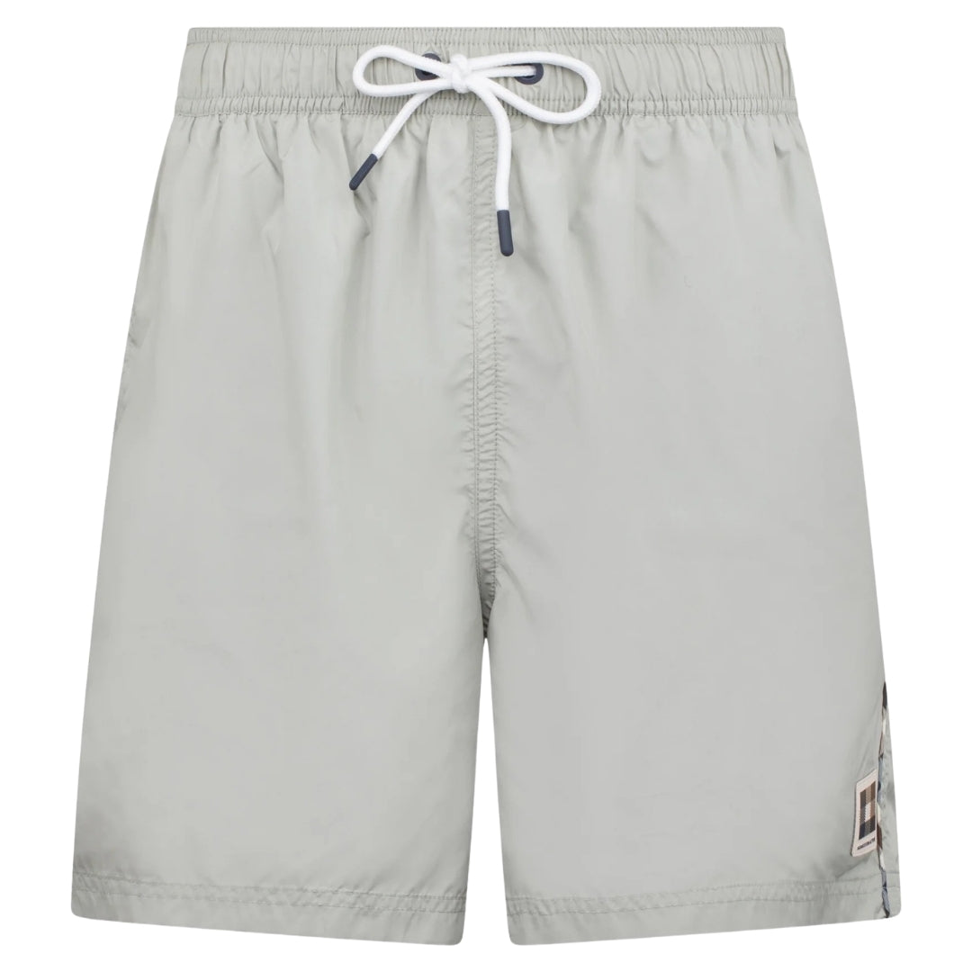 Aquascutum Active CC PIPING BEACH SHORTS AB_B006_BB004 34 Salvia (Light Green) Swim Shorts Mens XL