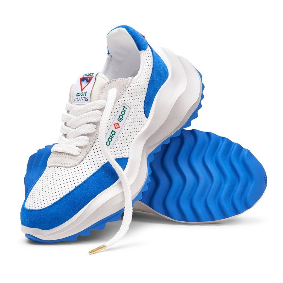 Casablanca Atlantis Sneaker White Blue Shoes