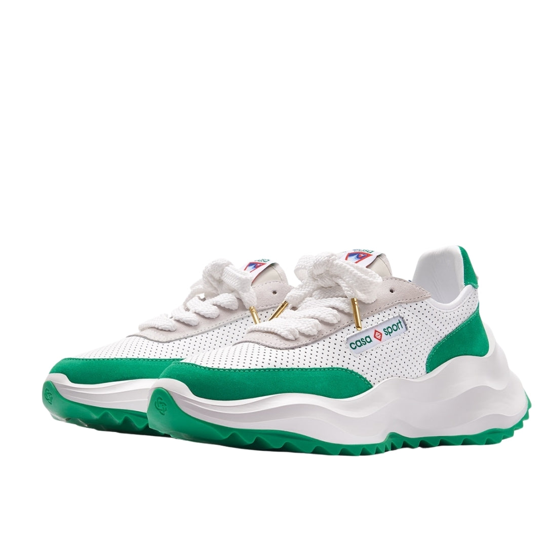 Casablanca Atlantis Sneaker White Green Shoes