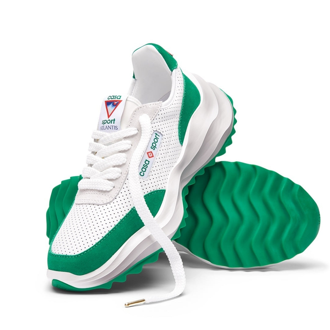 Casablanca Atlantis Sneaker White Green Shoes