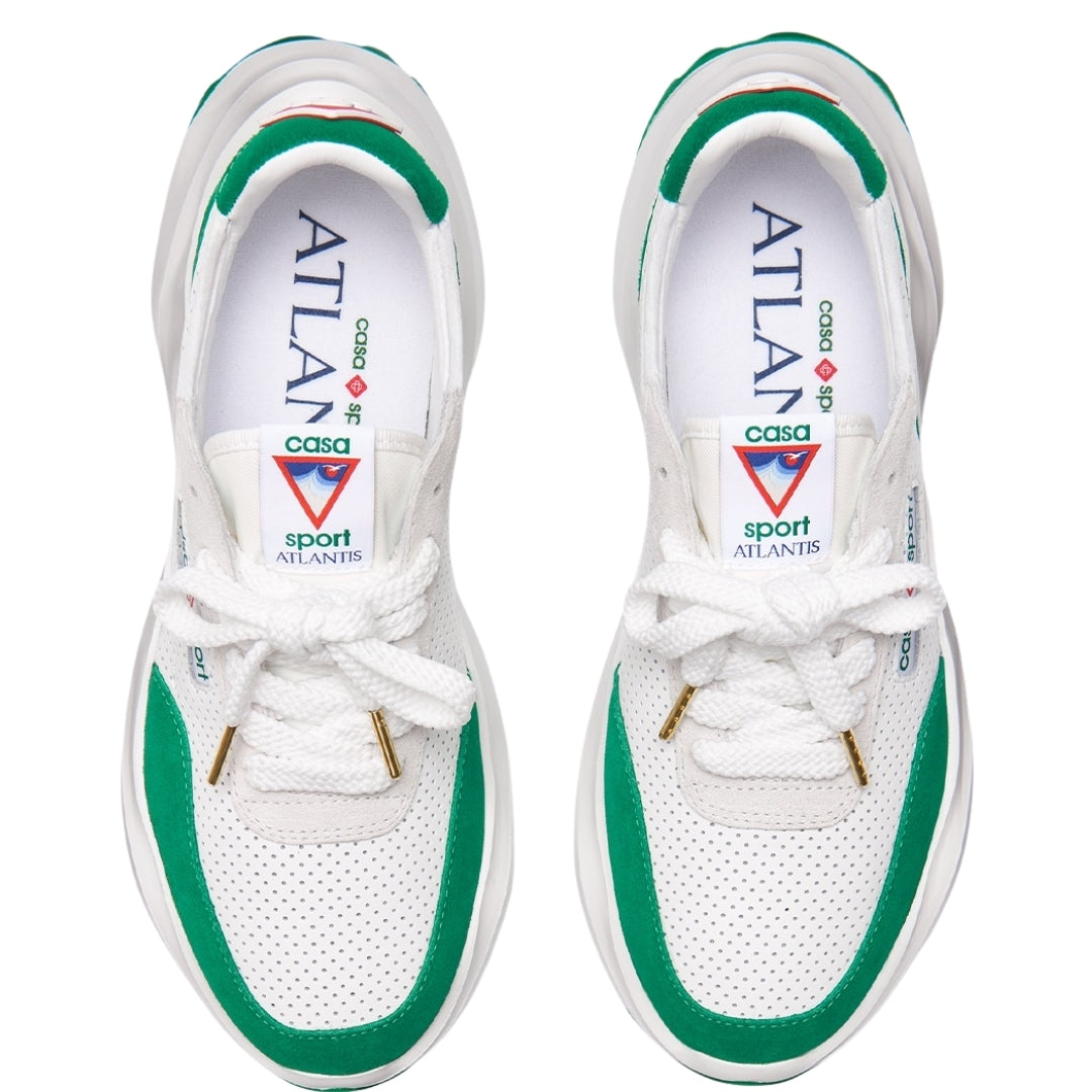 Casablanca Atlantis Sneaker White Green Shoes