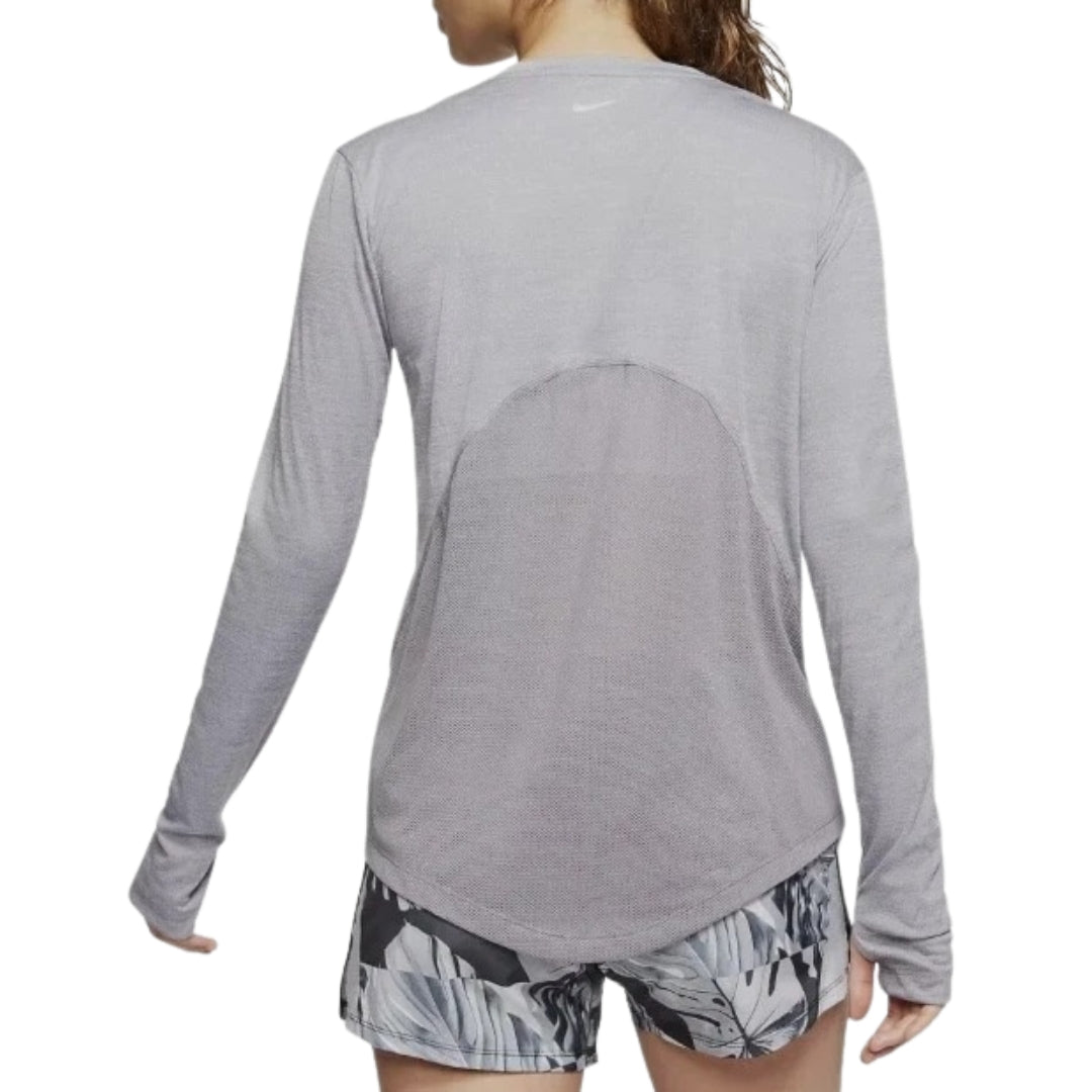 Nike Long Sleeve Light Grey Running Top XS