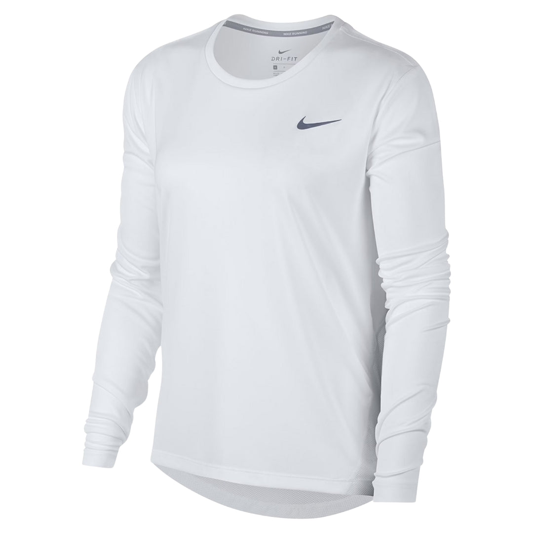 NIKE AJ8128 100 WHITE L/S TEE WOMENS M