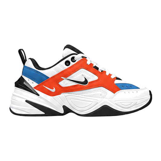 Nike M2K Tekno White Black Orange Trainers