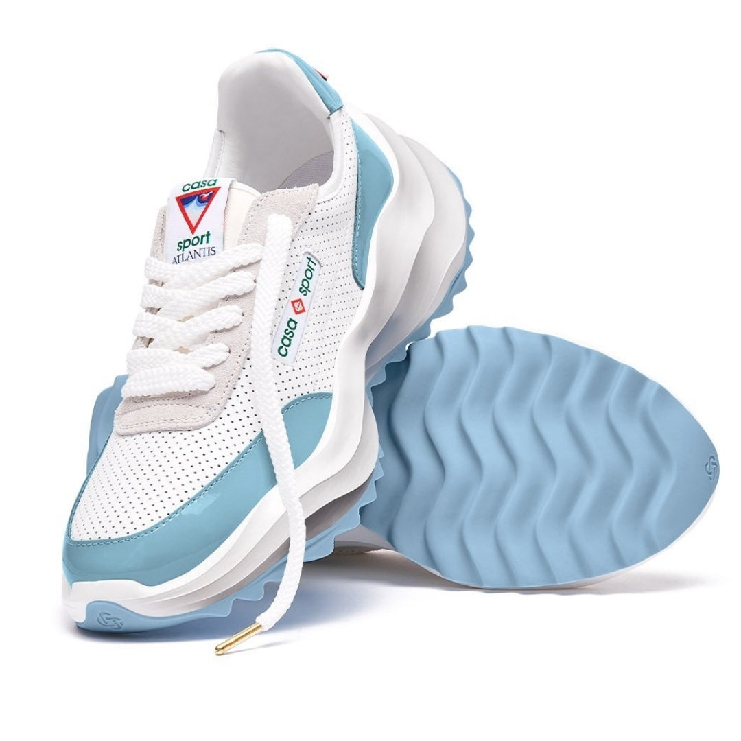Casablanca Atlantis Sneaker White Light Blue Shoes