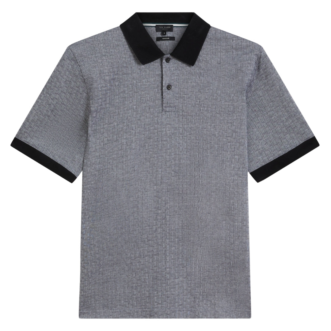 Ted Baker MMB AUGUSO SS Regular Tonal Jacquard Pol 2
