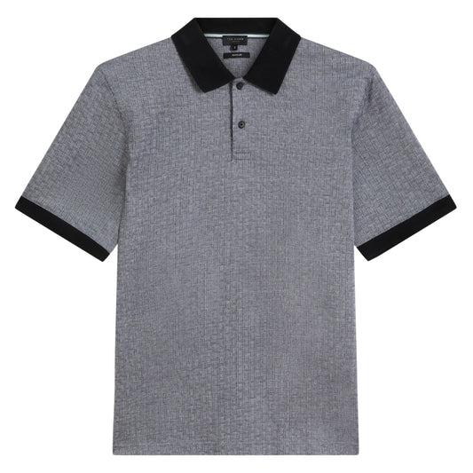 Ted Baker MMB AUGUSO SS Regular Tonal Jacquard Pol 2