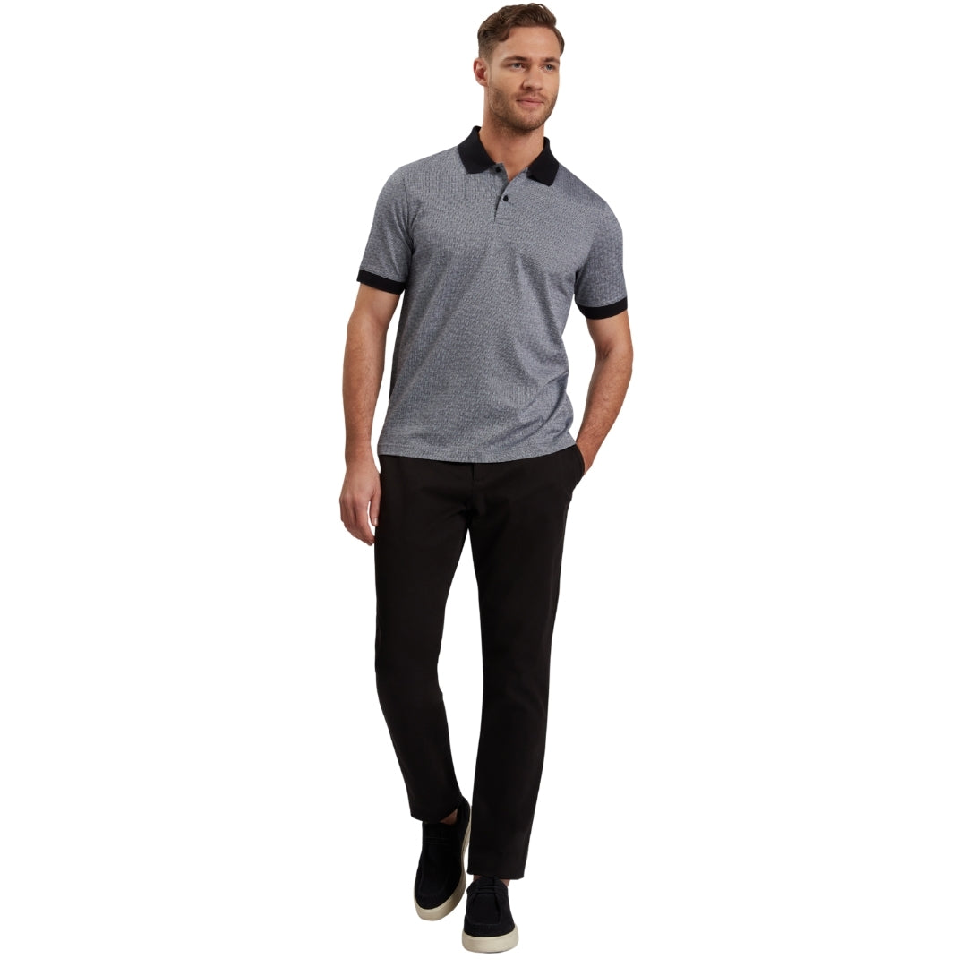 Ted Baker MMB AUGUSO SS Regular Tonal Jacquard Pol 2