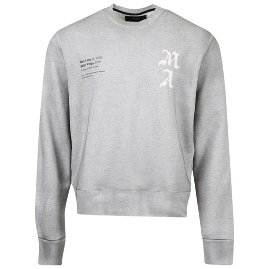 Amiri Wes Lang Solar Kings Crew Heather Grey