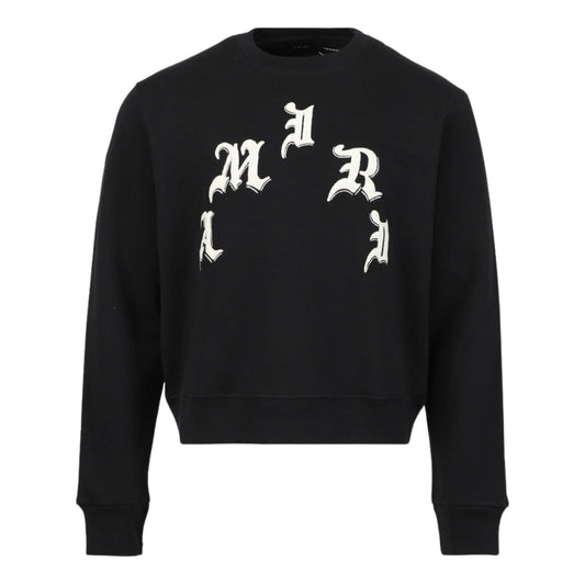 Amiri Wes Lang X Amiri Logo Crew Black