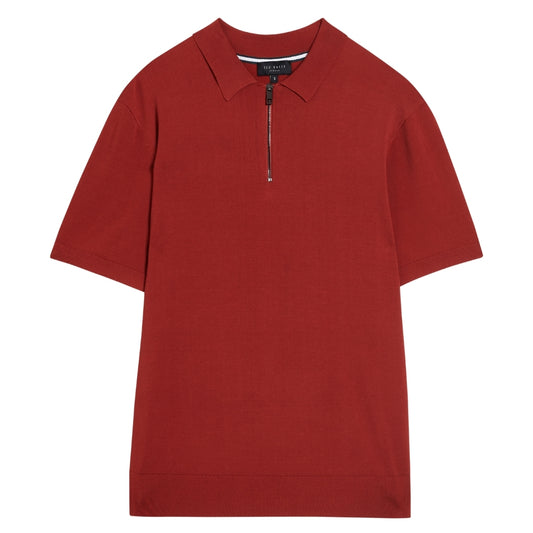 Ted Baker MMK DALDIN SS Rayon Zip Polo 7