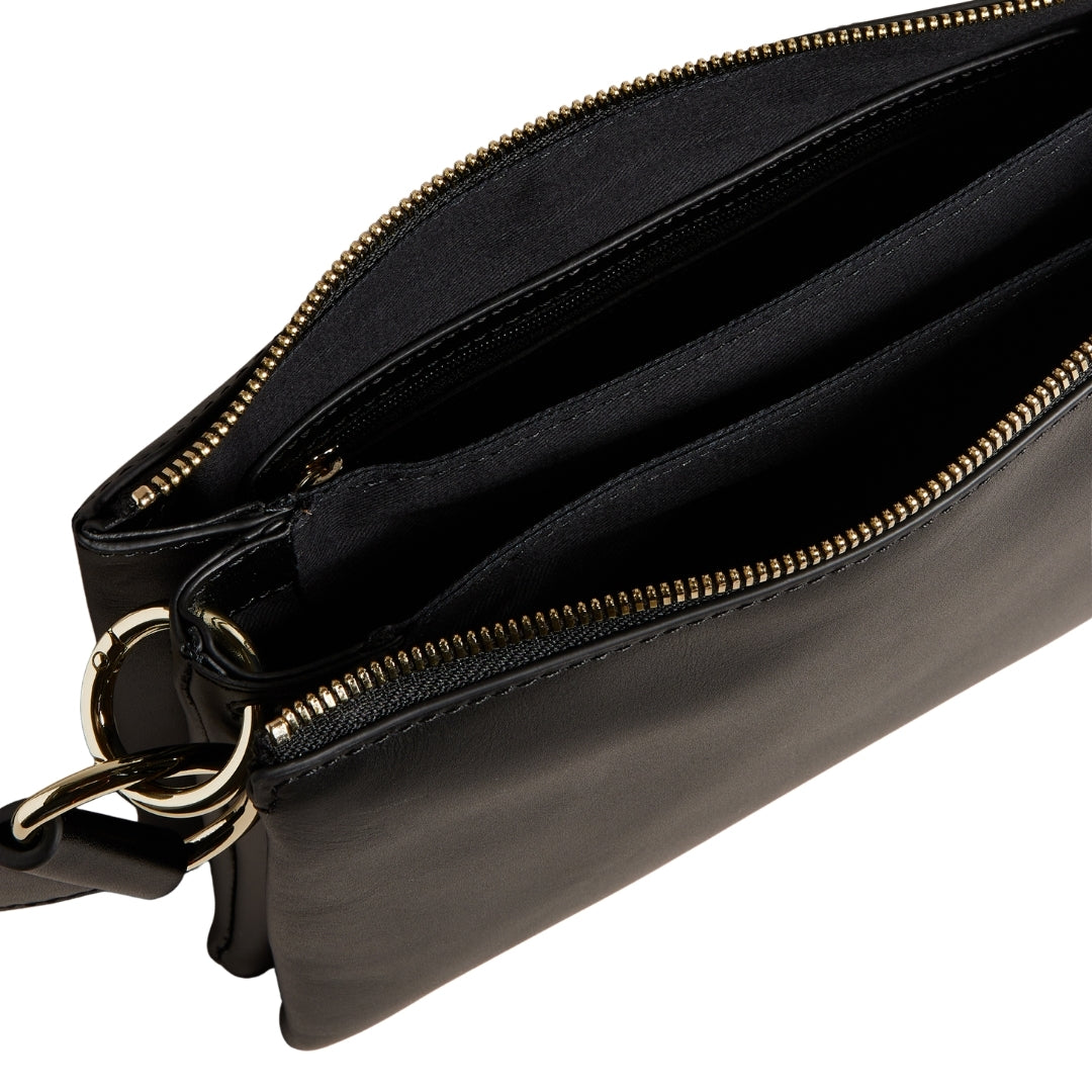 Ted Baker Branded Webbing Leather Crossbody Bag One Size