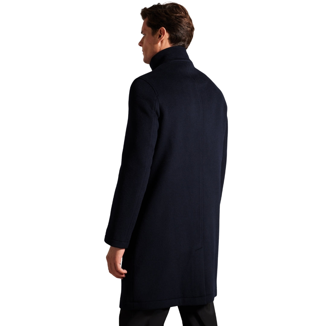 Ted Baker MMO EDERSON Wool Blend Funnel Neck Coat 2