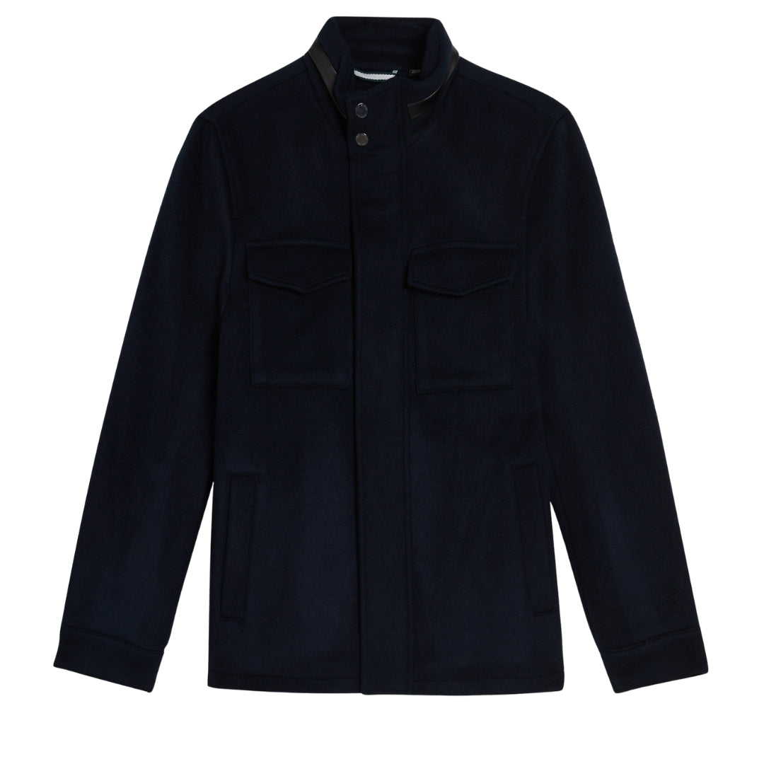 Ted Baker MMO KNOWL Funnel Neck Field Jacket 7