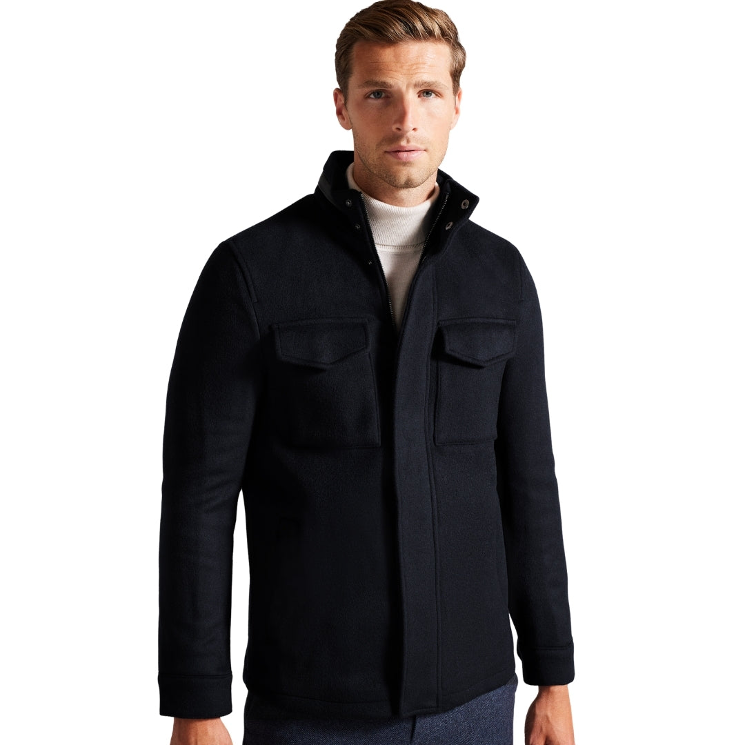 Ted Baker MMO KNOWL Funnel Neck Field Jacket 7